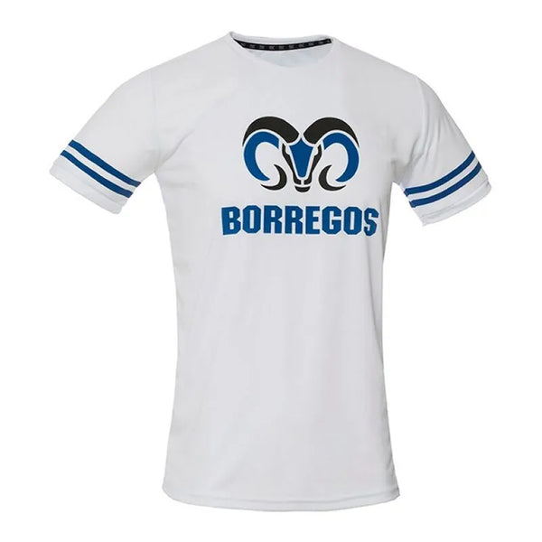 Playera Deportiva Hombre Borregos Doble Línea